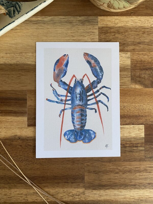 Carte "Le homard bleu"